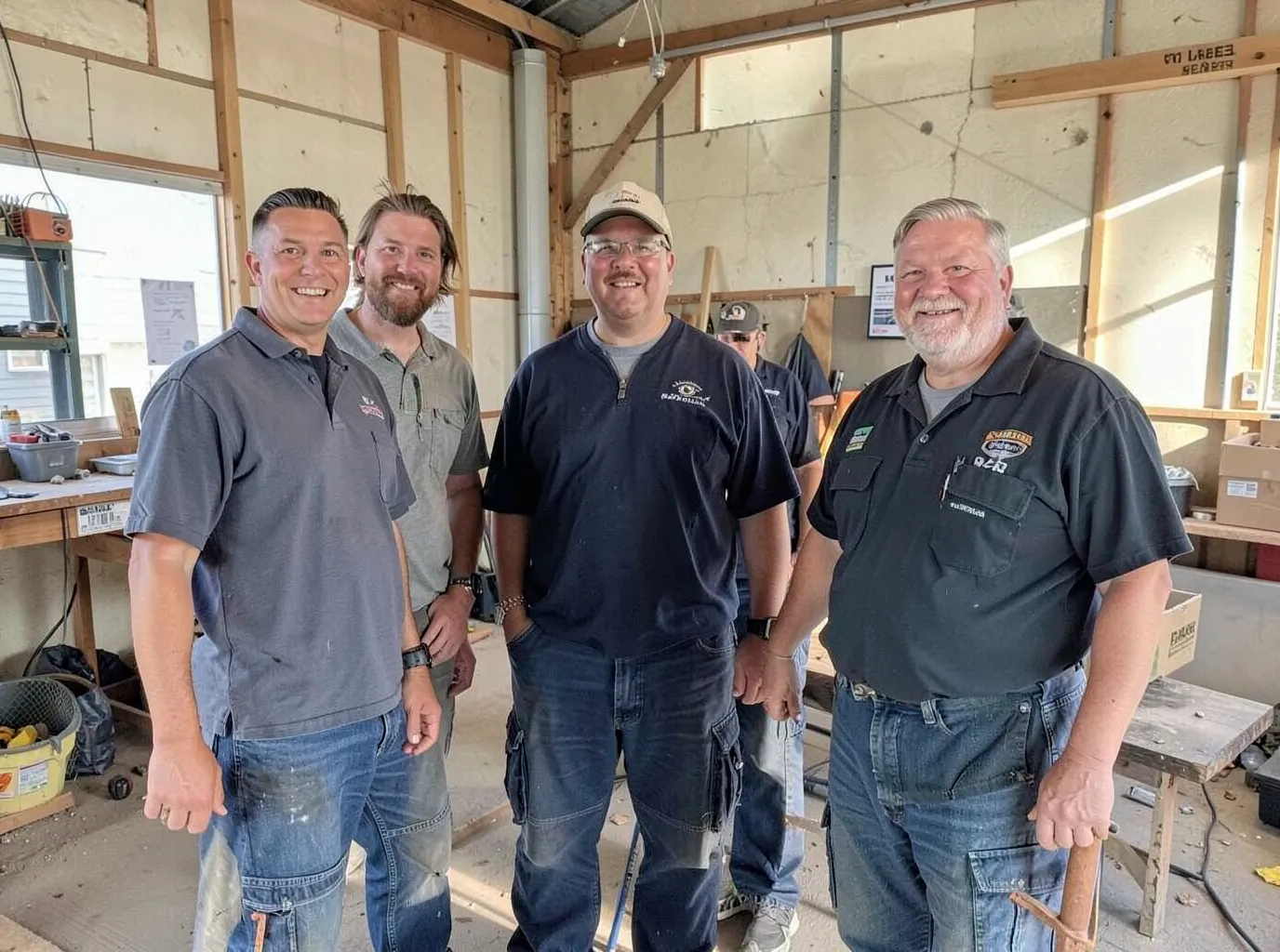 The Parker Roof & Leak Pros team at work in Parker