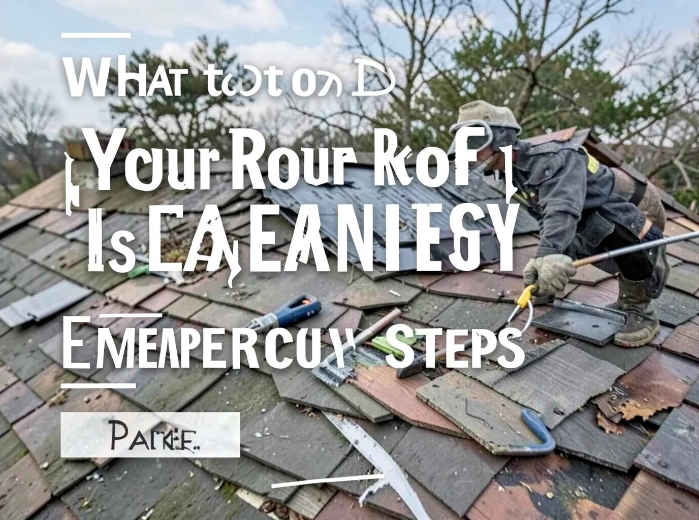 What to Do When Your Roof Is Leaking Right Now (Emergency Steps)