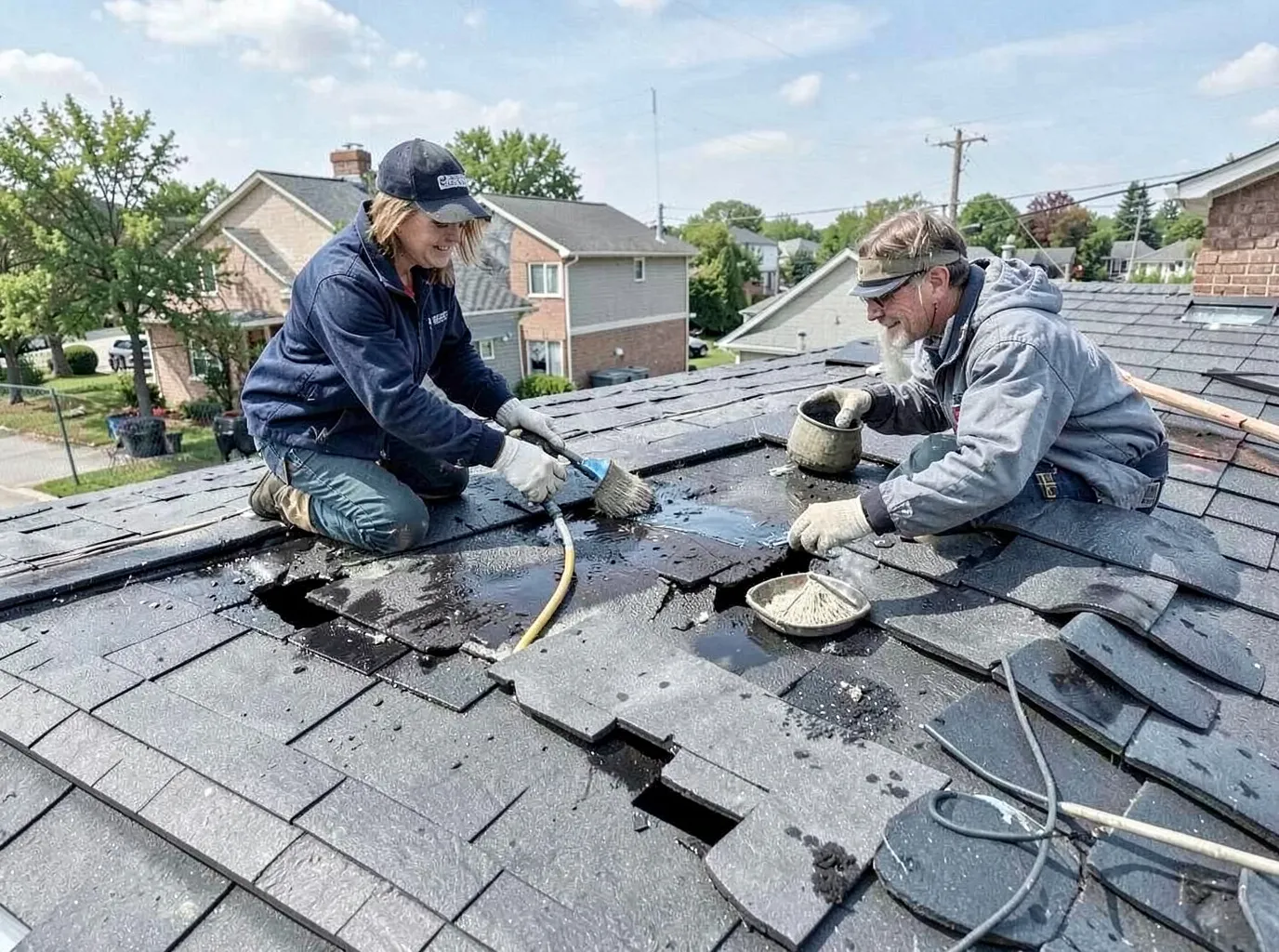 roof repair in Lone Tree, CO
