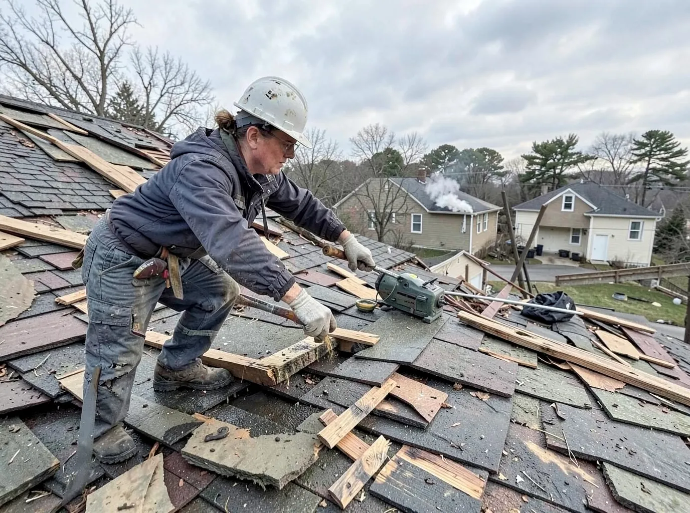 roof repair in Highlands Ranch, CO